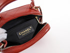 Chanel Paris-Rome Coco Curve Red Leather Vanity Case Bag