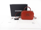 Chanel Paris-Rome Coco Curve Red Leather Vanity Case Bag