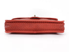 Chanel Red Perforated Leather Large Up In The Air Flap Bag