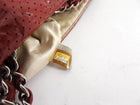 Chanel Vintage 2006 Red Perforated Leather Medium Flap Bag
