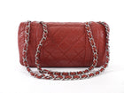 Chanel Vintage 2006 Red Perforated Leather Medium Flap Bag