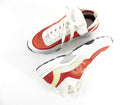 Chanel G36258 Suede and Mesh Knit Red White Sneakers -  40 / 39