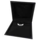 Chanel 18k White Gold Coco Crush Quilted Band Ring - 53 / 6.5