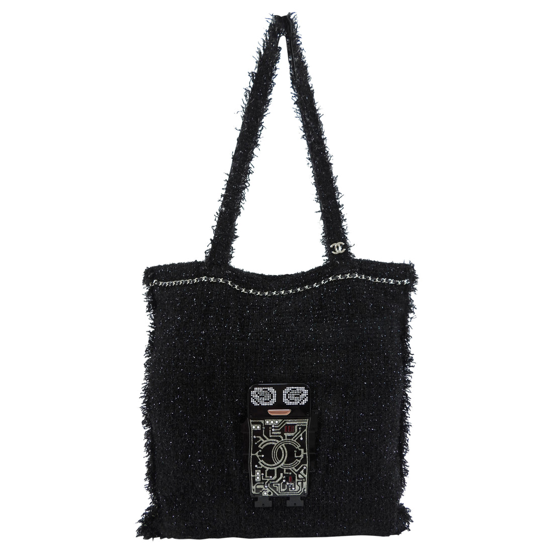Chanel Spring 2017 ‘Shopping in Fabrics’ Robot Tote Bag