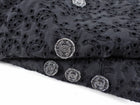 Chanel 21B Black Eyelet and Sequin CC Blazer Jacket - FR36 / 4 / S