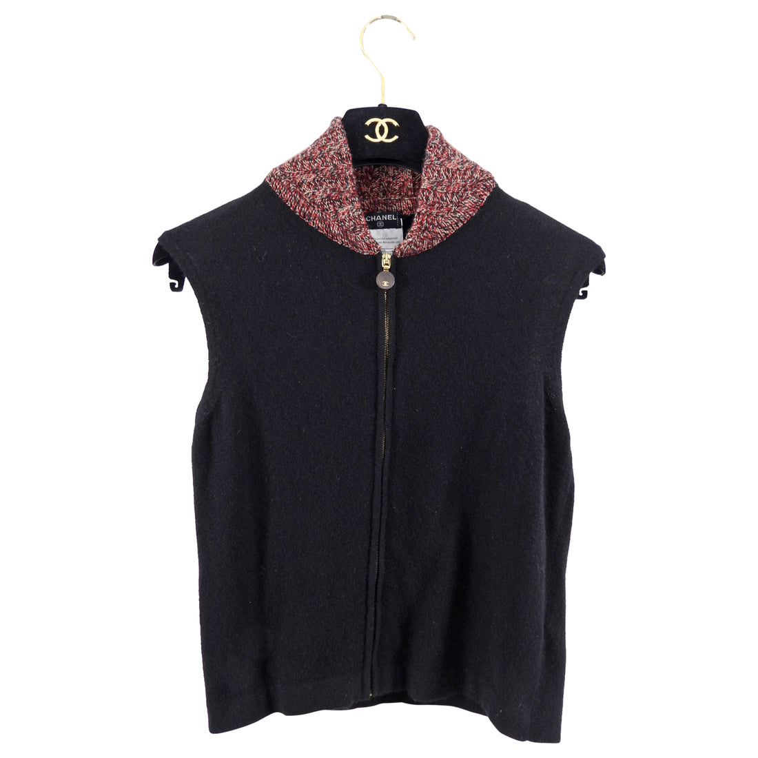 Chanel 01A Vintage Cashmere Zip 2 pc Shrug Set - FR38 / S