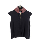 Chanel 01A Vintage Cashmere Zip 2 pc Shrug Set - FR38 / S