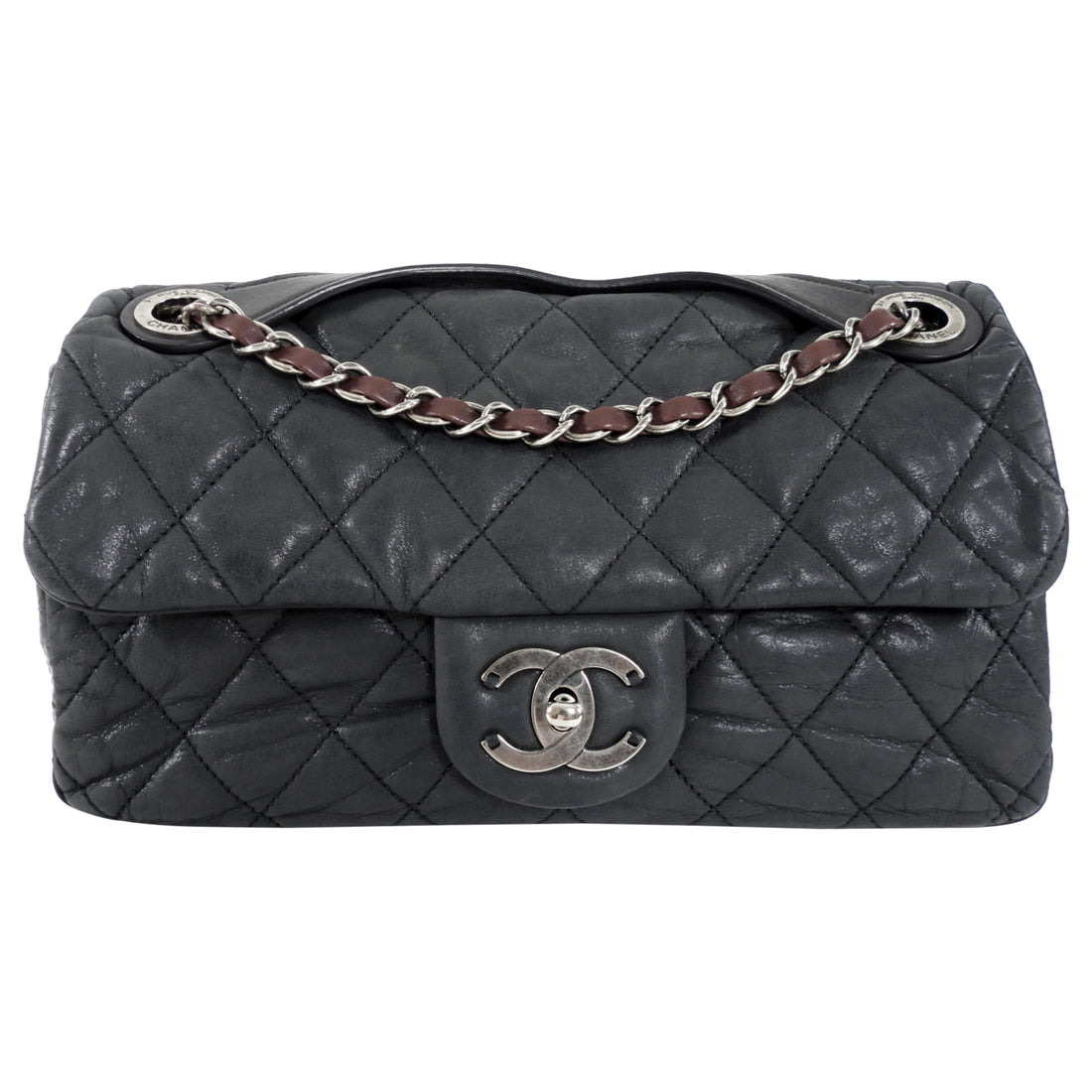 Chanel Black Iridescent In The Mix Flap Bag RHW