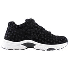 Chanel 22A Black Suede Interlocking CC All Over Logo Sneakers - 40