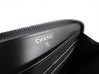 Chanel Timeless Classic CC Continental Zippy Wallet Pewter