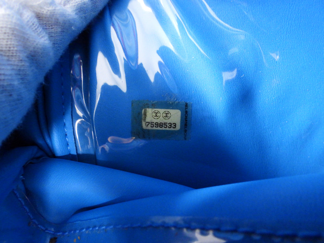 Chanel Sport Vintage 2002 Blue and Orange Canvas Backpack