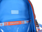 Chanel Sport Vintage 2002 Blue and Orange Canvas Backpack