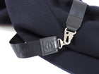 Chanel Sport 04A Navy Wool Double Faced Coat with Hook Belt - FR42 / M / 8