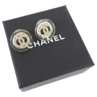 Chanel 19A Acrylic Strass CC Earring