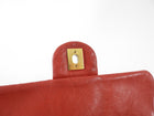 Chanel Surpique Chevron Red Quilted Small Flap Bag
