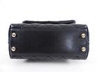 Chanel 21P Black Caviar Leather Extra Mini Coco Handle Bag
