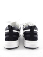 Chanel Black and White CC Tweed Trainer Sneakers - 36.5 / 6.5