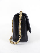 Chanel Black and Beige Medium Two Tone Elegant Flap Bag
