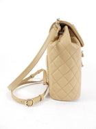 Chanel Beige Caviar Leather Urban Spirit Backpack GHW