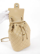 Chanel Beige Caviar Leather Urban Spirit Backpack GHW