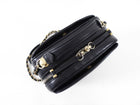 Chanel Black Lambskin Leather Extra Pocket Vanity Chain Bag
