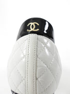Chanel Black and White Quilted Leather Cap Toe Pumps - 41 (40)