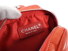 Chanel Red Lambskin Mini Flap Wallet on Chain Crossbody Bag