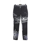 Chanel 22C Black and White Starburst Zodiac Slim Jeans - FR36