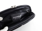 Chanel Black Patent Leather Timeless Quilted Clutch Bag