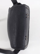 Chloe Navy Leather Mini Marcie Shoulder Bag