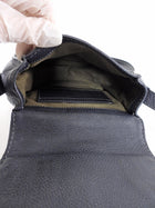 Chloe Navy Leather Mini Marcie Shoulder Bag