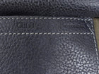 Chloe Navy Leather Mini Marcie Shoulder Bag