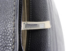 Chloe Navy Leather Mini Marcie Shoulder Bag