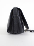 Chloe Navy Leather Mini Marcie Shoulder Bag