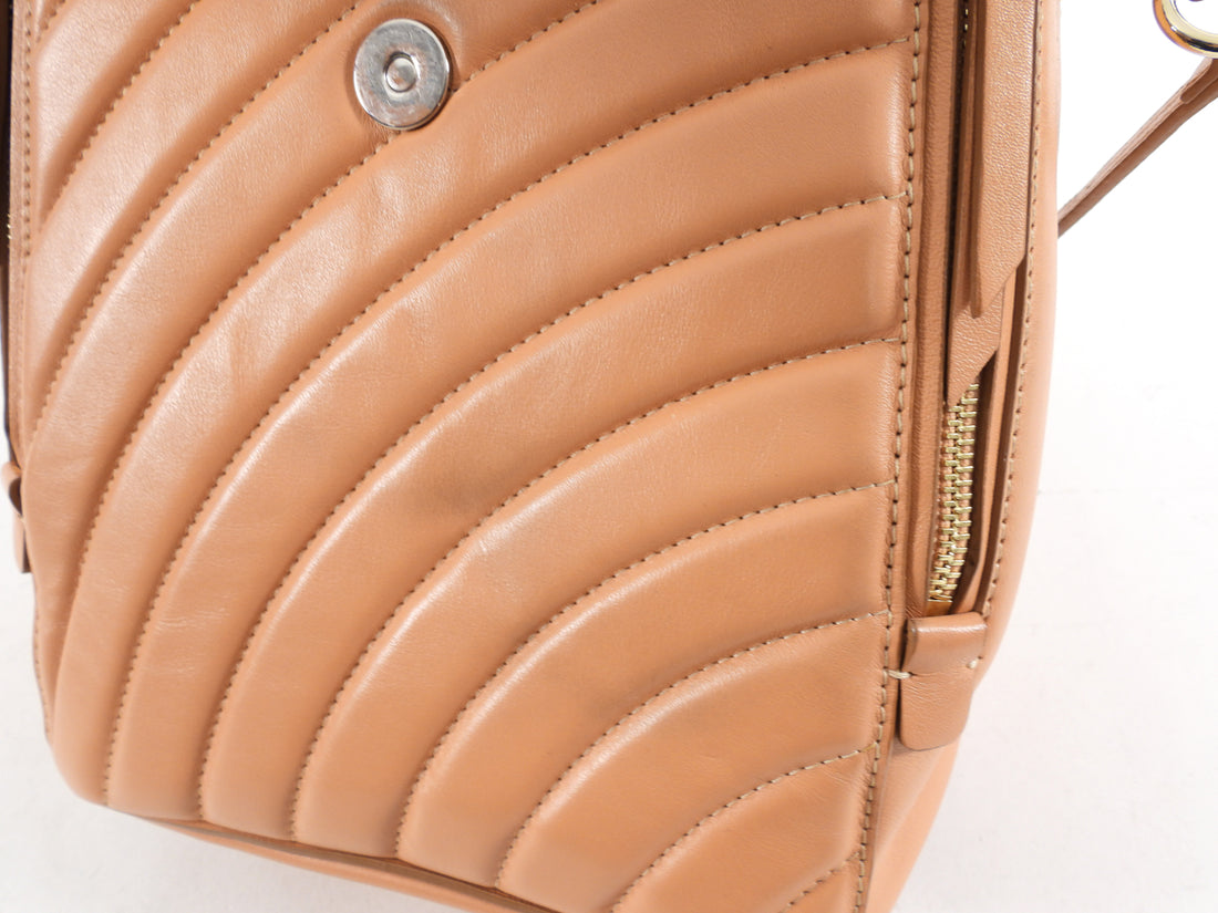 chloe faye mini quilted leather backpack Chloe Quilted Leather Faye Backpack Bag – I MISS YOU VINTAGE
