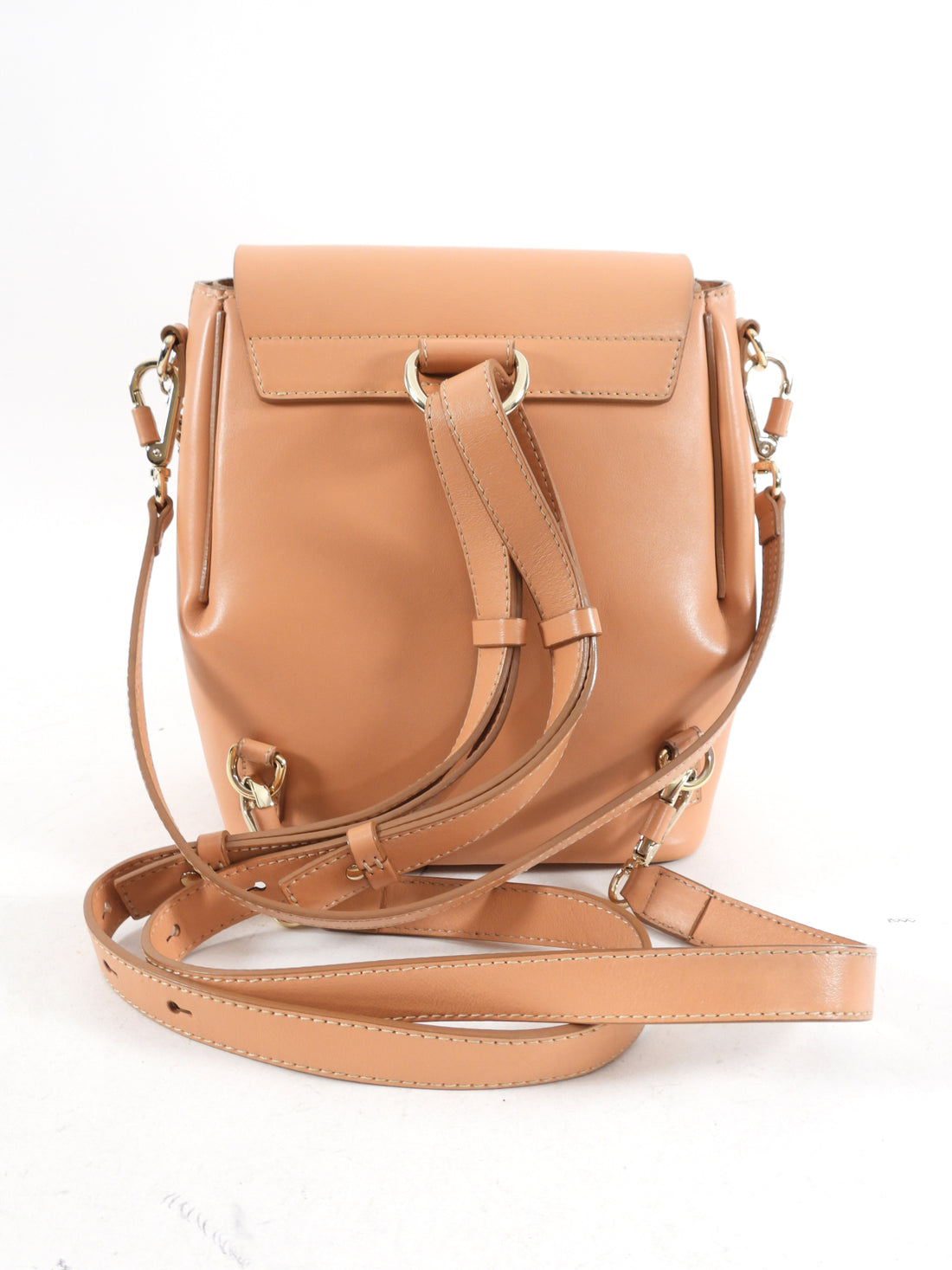 chloe leather backpack Chloe Quilted Leather Faye Backpack Bag – I MISS YOU VINTAGE
