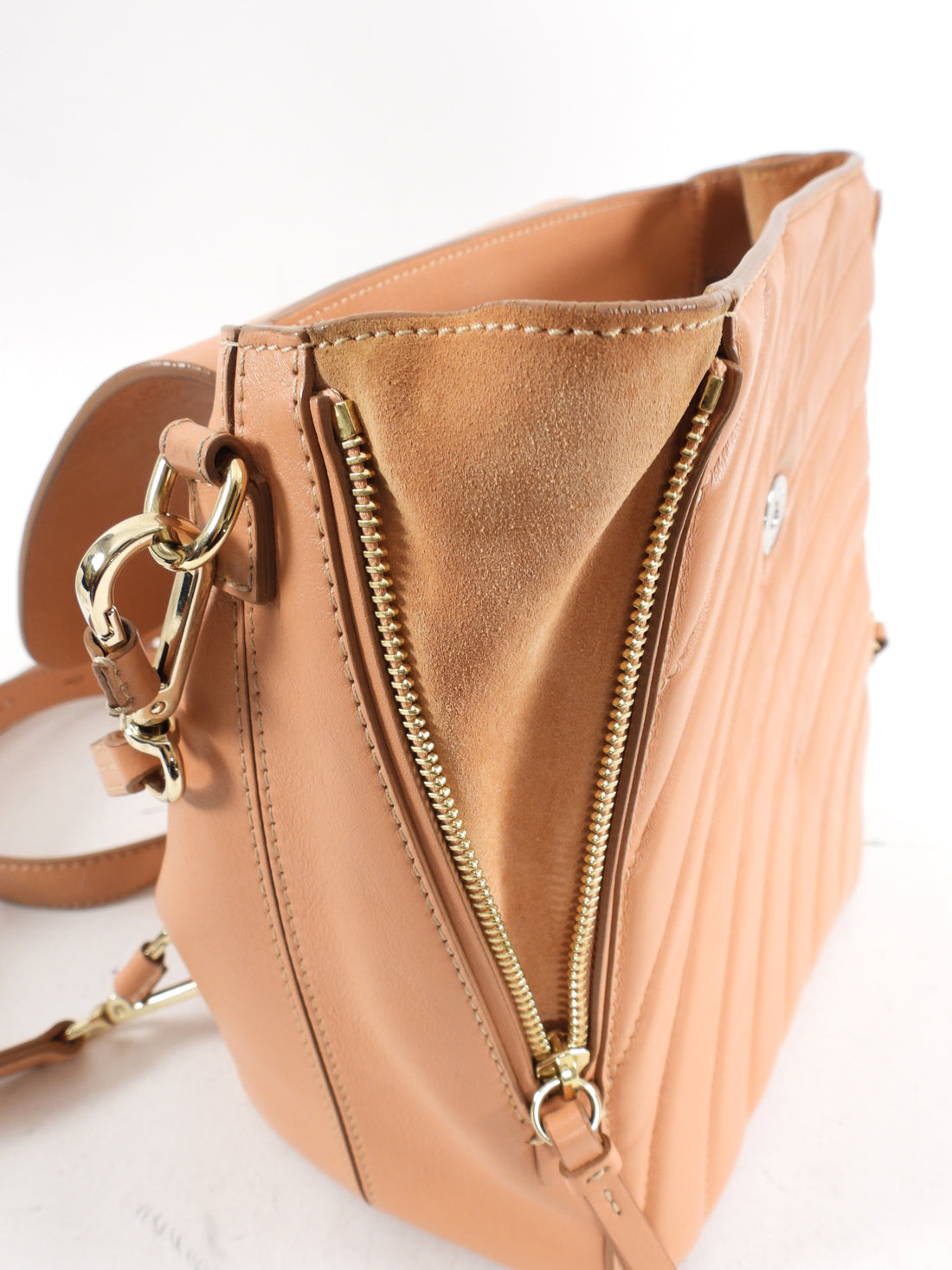 chloé faye small quilted full leather backpack Chloe Quilted Leather Faye Backpack Bag – I MISS YOU VINTAGE