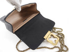 Chloe Black Grained Leather Elsie Chain Bag