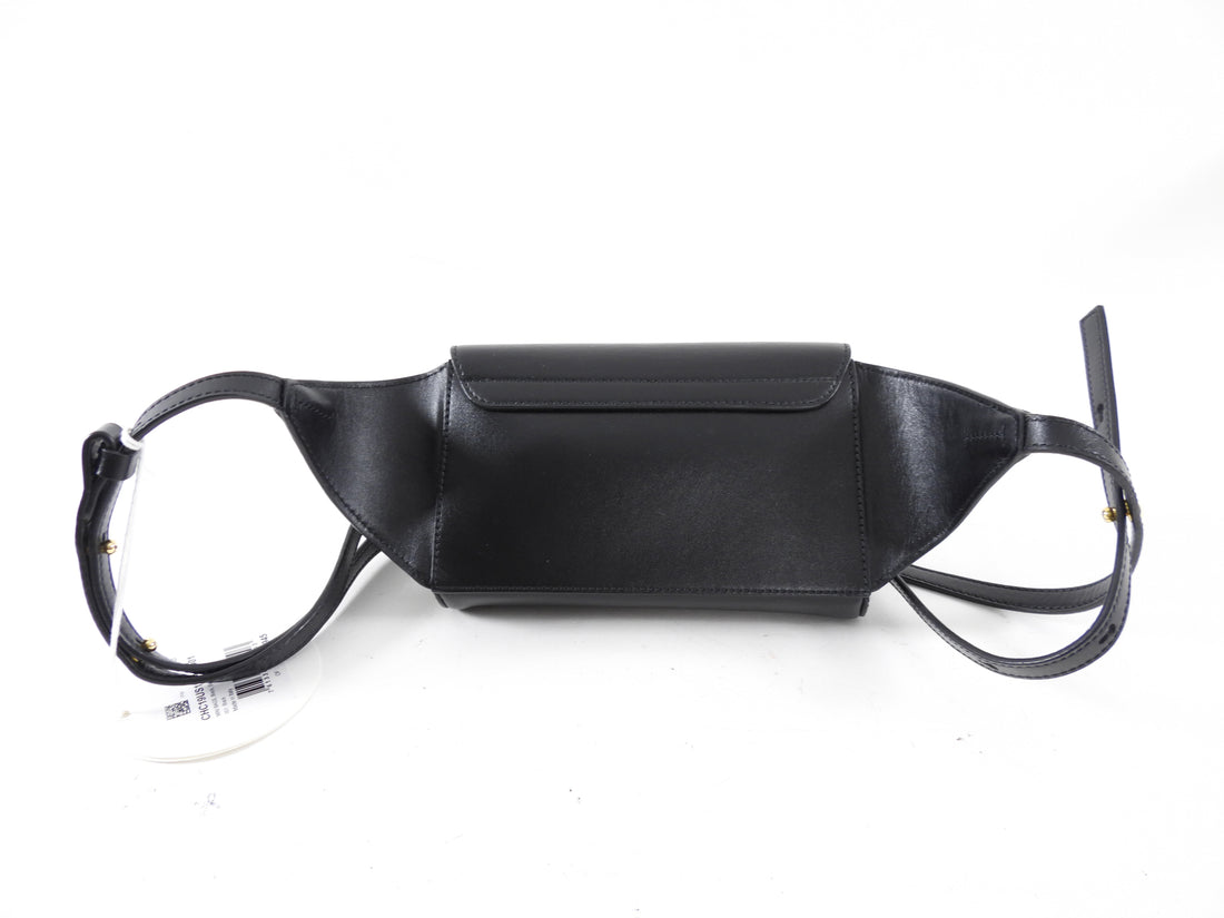 Chloe Black Leather Mini C Belt Bag