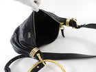 Chloe Black Glossed Leather Small Bracelet Hobo Bag
