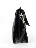 Chloe Faye Medium Black Suede and Leather Chain Bag