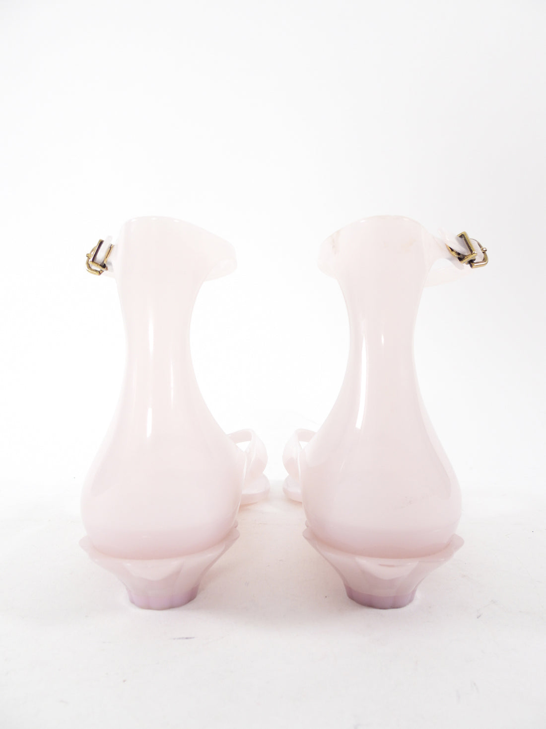 Chloe Pale Lavender Pink Jelly Thong Sandals - 37