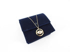 Chopard 18K Rose Gold Diamond Happy Diamond Evil Eye Pendant Necklace
