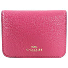 Coach Cherry Pink Bifold Card Holder / Wallet