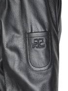 Courreges Leather Long Belted Trench Coat - S / US 4