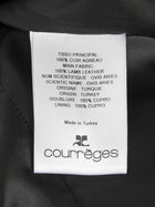 Courreges Leather Long Belted Trench Coat - S / US 4
