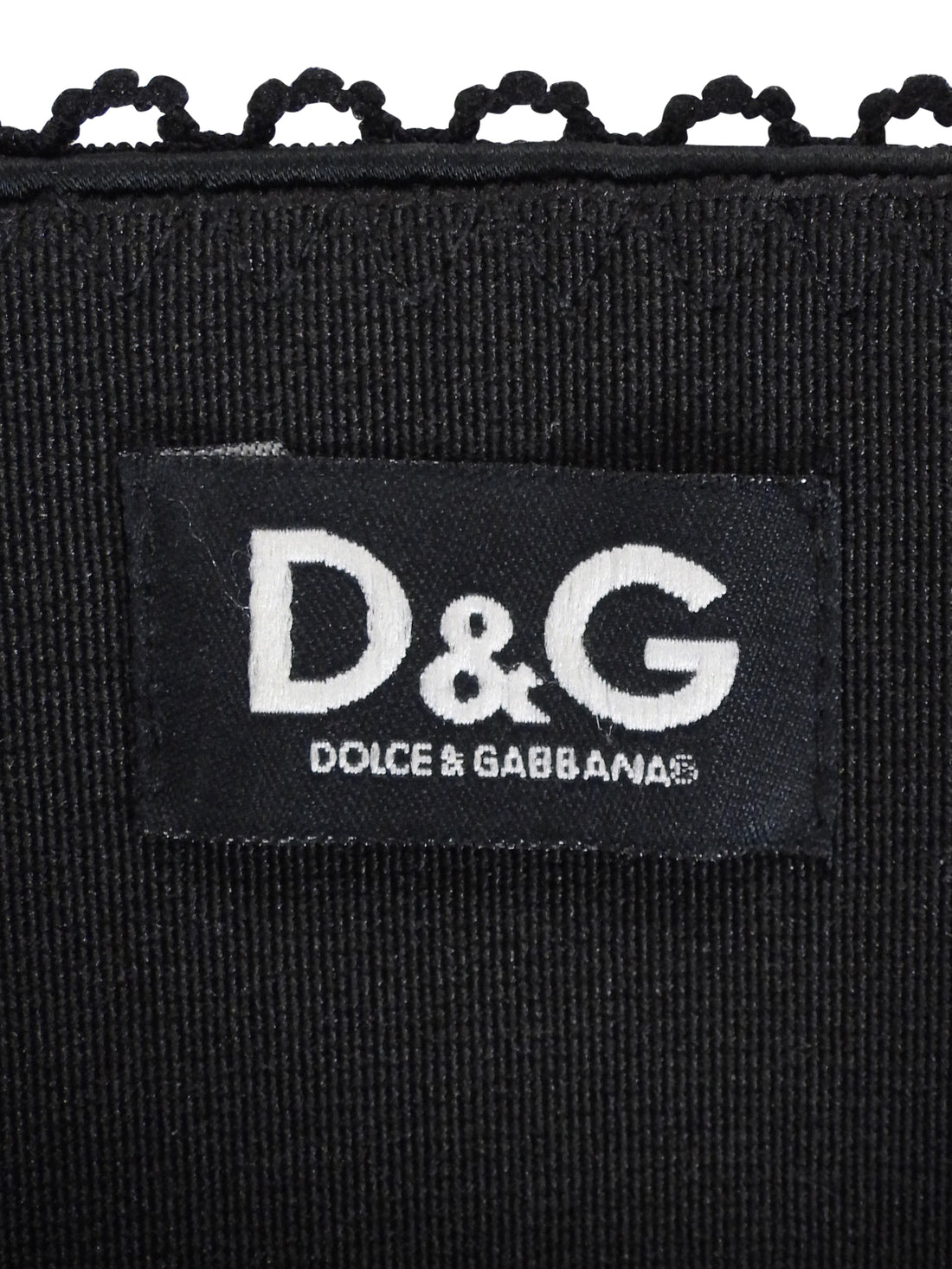 D&G Dolce and Gabbana Black Pleated Silk and Nylon Bustier  - 42