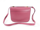 Demellier Dark Rose Pink Vancouver Flap Bag