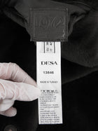 Desa 1972 Dark Brown Reversible Shearling Nappa Short Coat - IT 42 / FR 38
