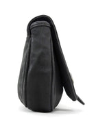 Christian Dior Black Brown Gaucho Saddle Pouch Bag